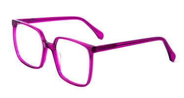 Women Cristal Eyeglasses: Whitney  - Red Violet  - SpaceSMART Eye Clinic (Diagonal View)